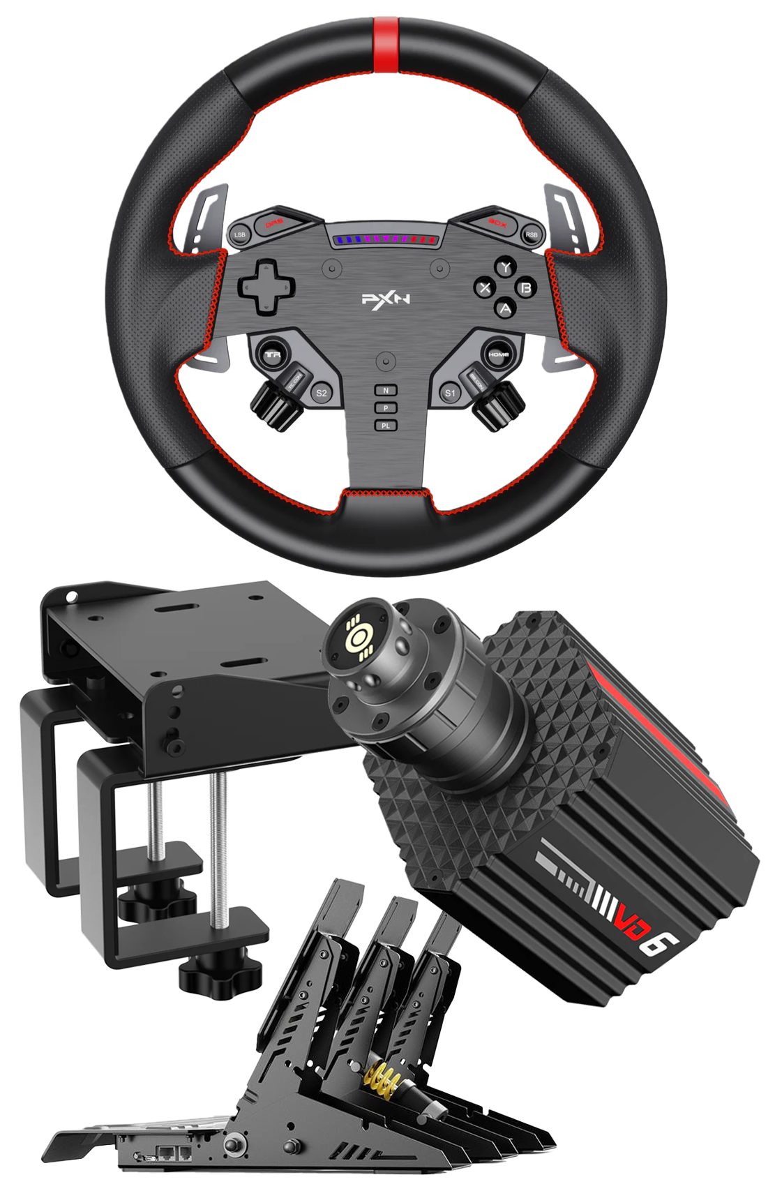 Zestaw do SimRacing PXN VD6 Bundle DP - najważniejsze cechy